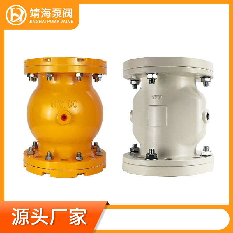 A瀞海GJ841X-6L法兰耐磨VF气动夹管阀挤压箍断浆料管夹阀 气囊阀