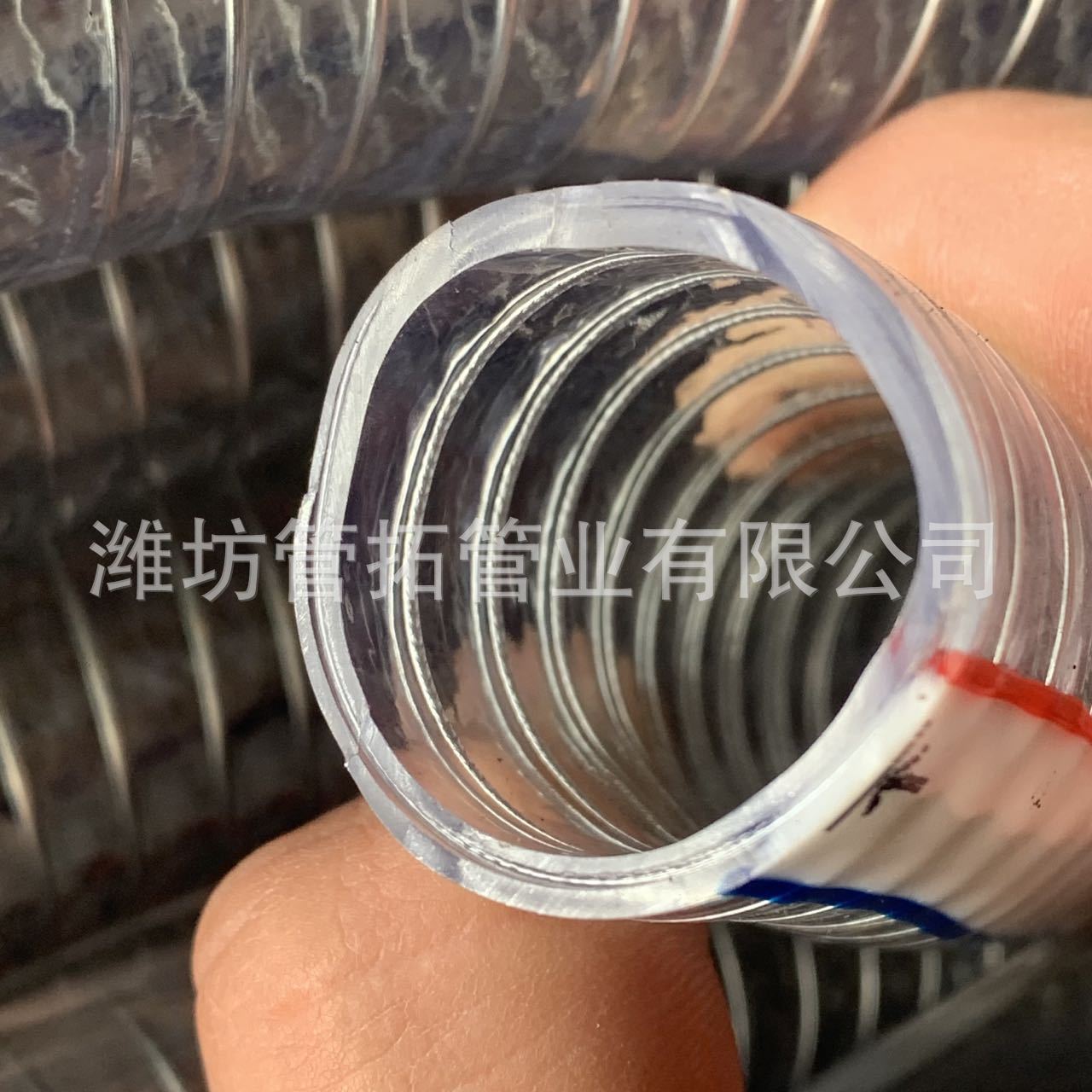 pvc透明钢丝软管加厚高压水管油管塑料管子耐高温1/1.5/2寸耐腐蚀