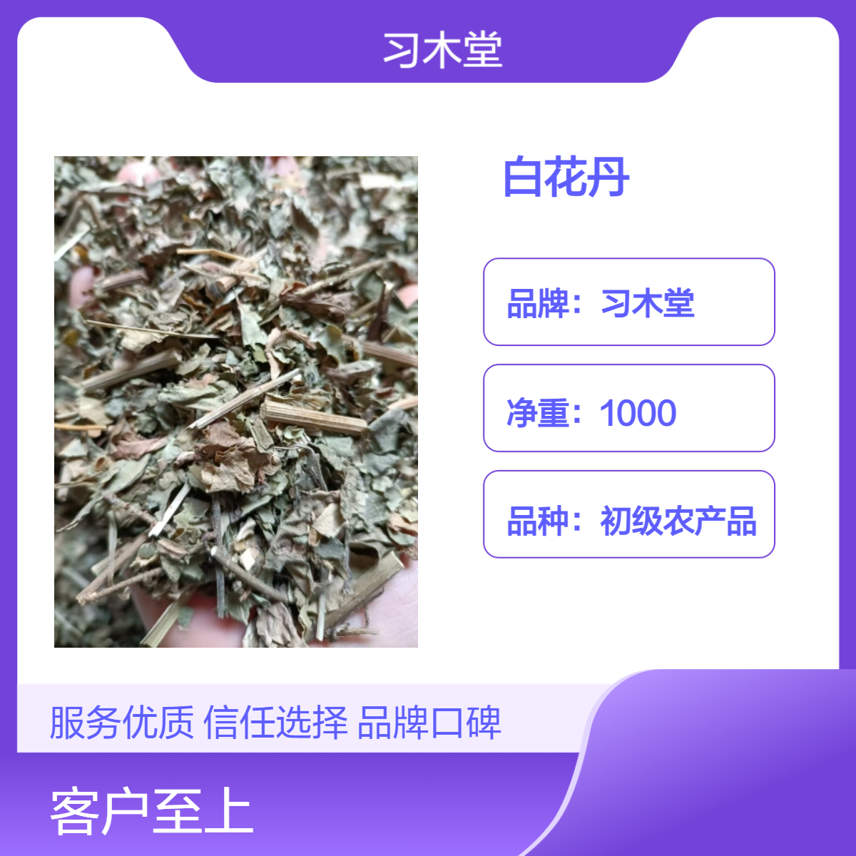 习木堂 白花丹 冬凌草 鸡娃草 当季新货 无硫 自然晒干 品质好
