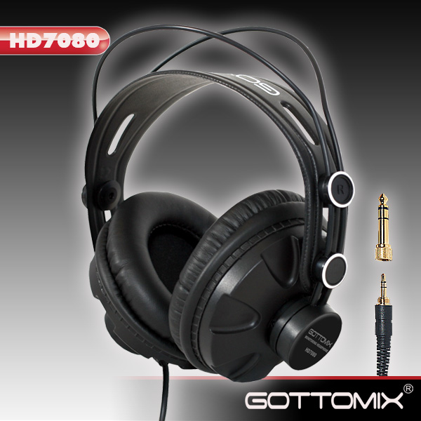 Gottomix HD7080 头戴式封闭监听耳机 专业录音棚专用