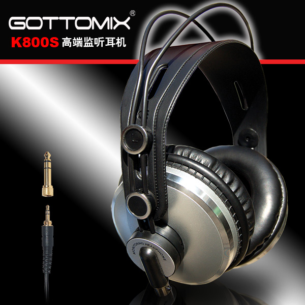 Gottomix K800S专业混音调音师录制返听录音棚头戴封闭式监听耳机