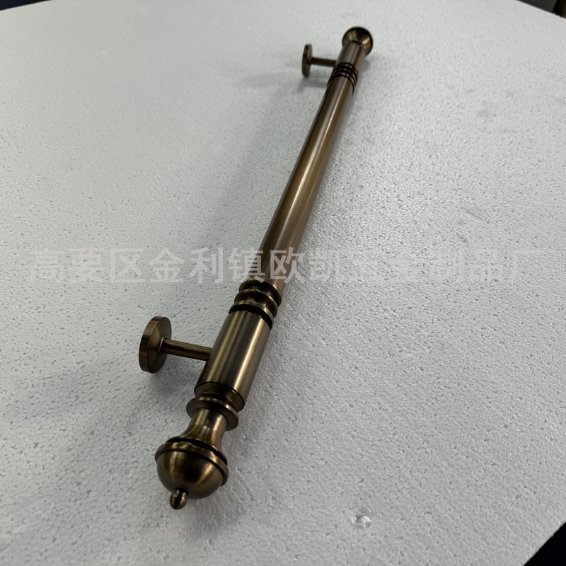 加厚不锈钢拉手复古玻璃门拉手欧凯厂家定制别墅简约新中式门把手