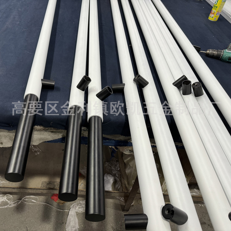 欧凯厂家定制玻璃门把手不锈钢拉手新中式轻奢简约入户大门拉手