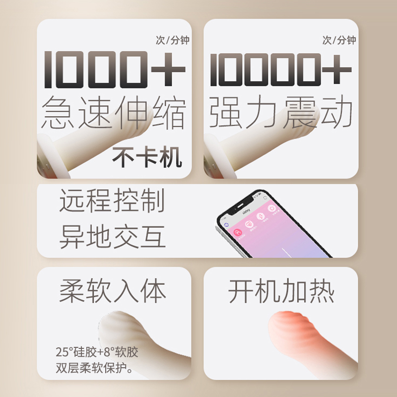AIIKisstoy炮机TUTU自慰器女性全自动抽插震动棒成人女用品情趣玩