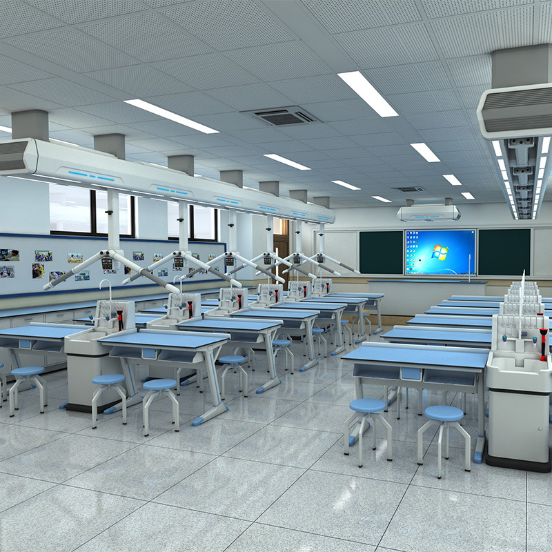 新型理化生学生实验桌铝塑吊装化学实验台物理生物中小学科学教室