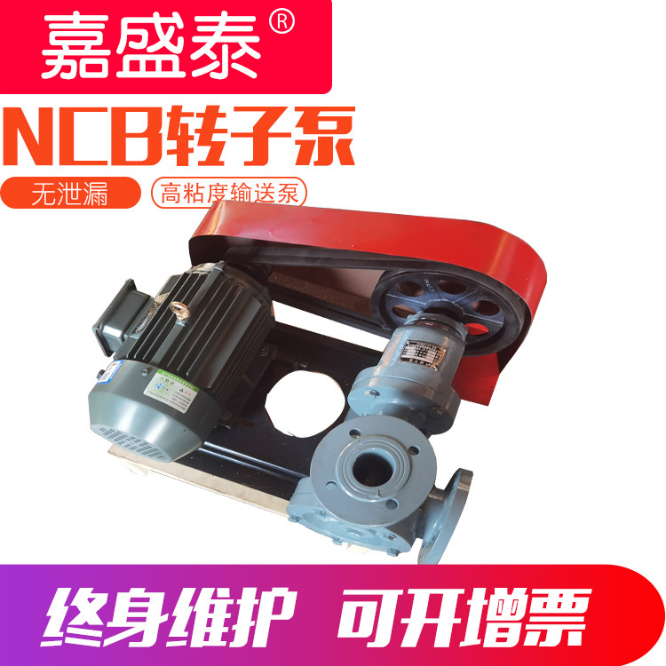 NCB转子泵 SBS防水材料输送泵 白乳胶树脂硅油内啮合高粘度泵