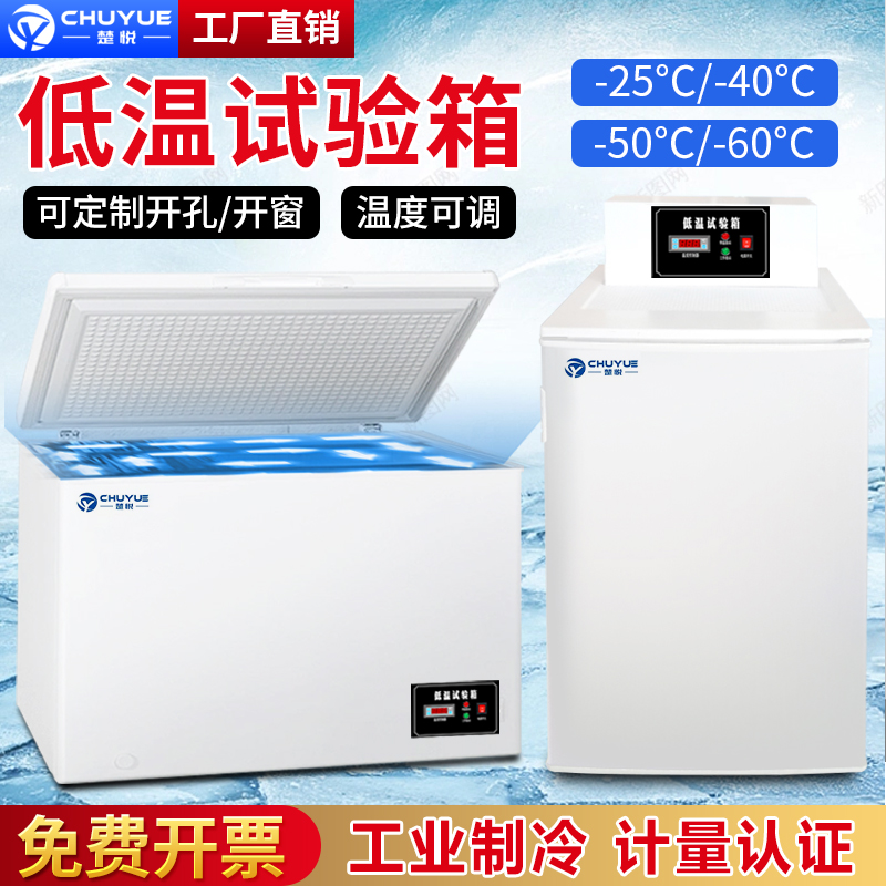 DW-40度-60低温试验箱高低温实验室冰箱保存箱工业冰柜冷冻箱