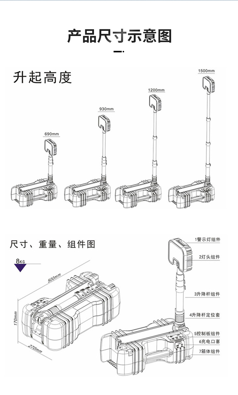海洋王FW6116 LED轻便移动灯