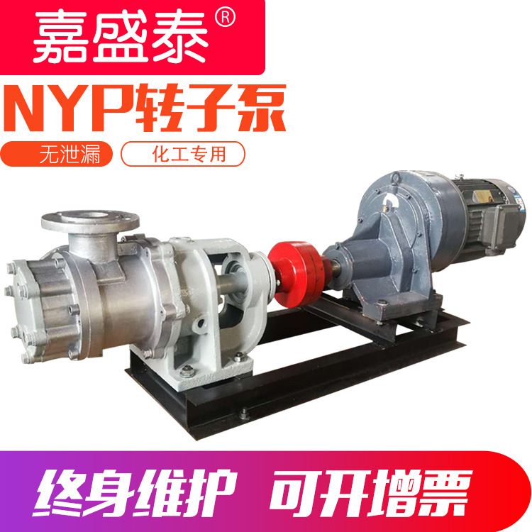 NYP转子泵 无泄漏内环式高粘度泵 卧式锂基脂树脂化工输送泵