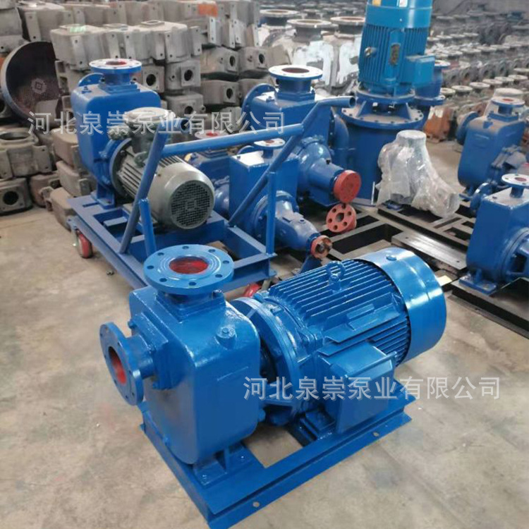 ZW80-65-25自吸式排污泵 不锈钢防爆自吸排污泵 无堵塞污水清水泵