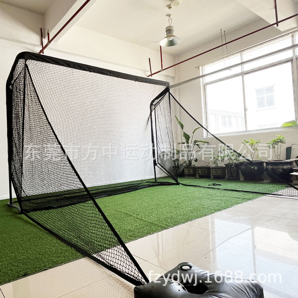 跨境新品10x7ft Simulator golf net室内外高尔夫练习击球网