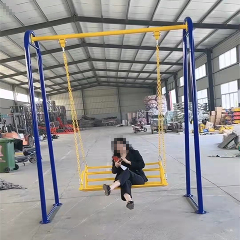 厂家供应双人秋千成人健身器材学校公园小区儿童秋千双座休闲秋千