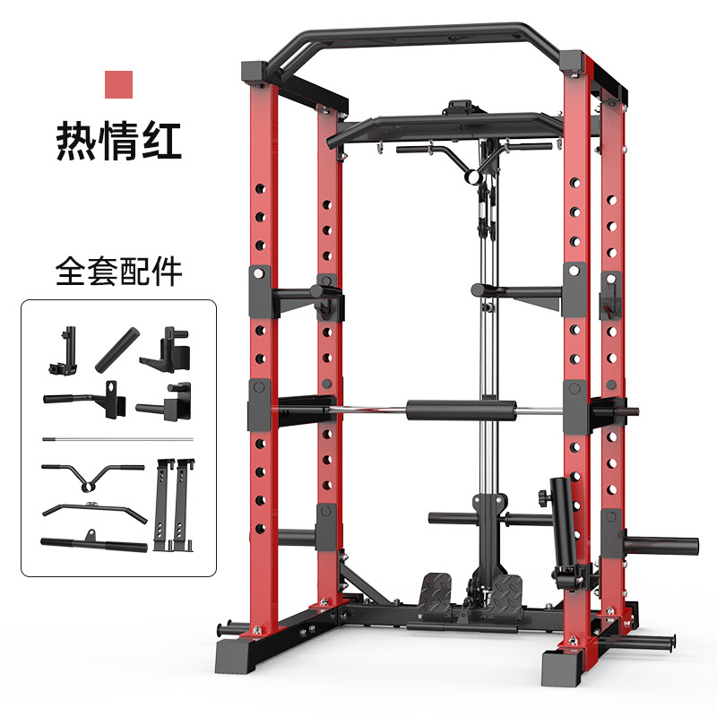 综合训练器龙门架健爵深蹲架框式飞鸟商用健身龙门架厂家批发直销