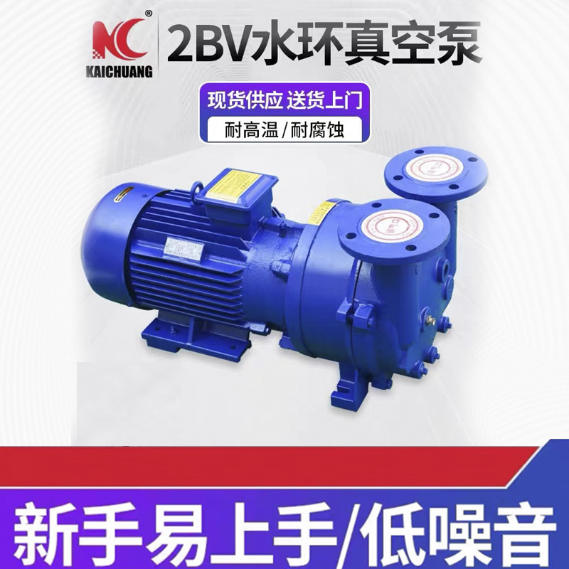 2BV水环式真空泵水循环电动真空泵工业多用高空卧式水环真空泵