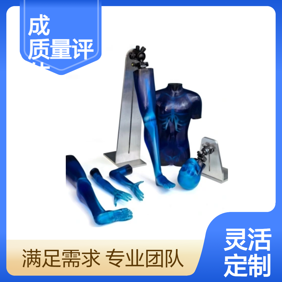 成像质量评估和教学模体加工定制