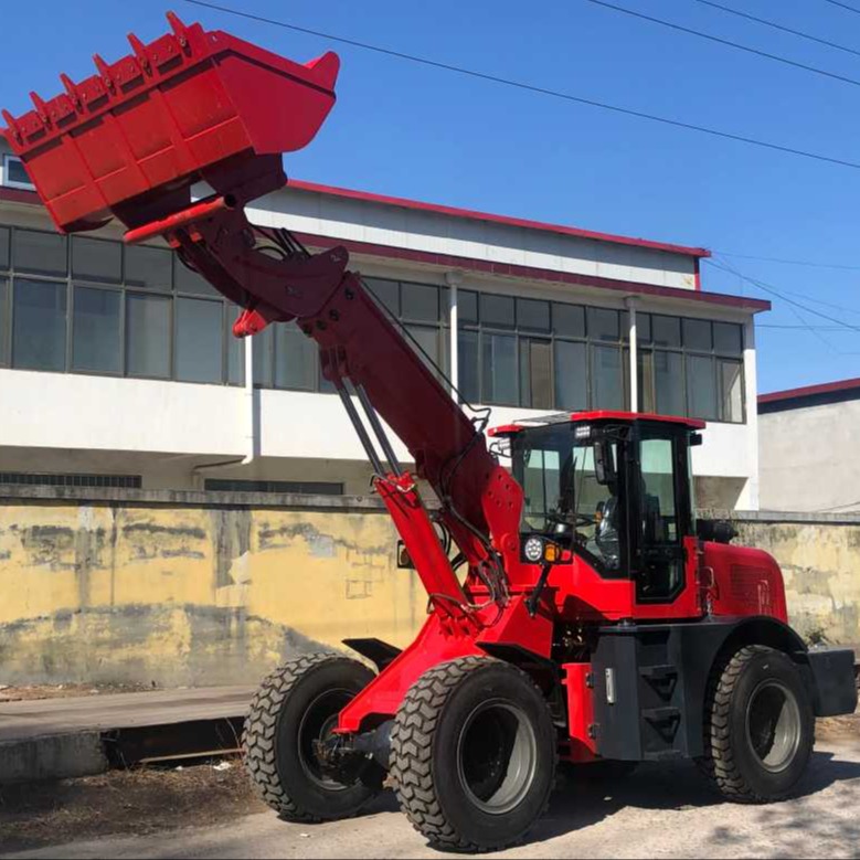 建筑工地伸缩臂装载机的工作原理