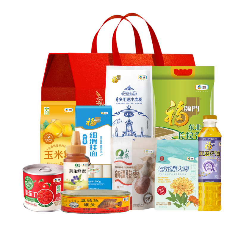 杭州中粮总代理商15067106445福临门家宴营养家通用大礼包C型5248g+40