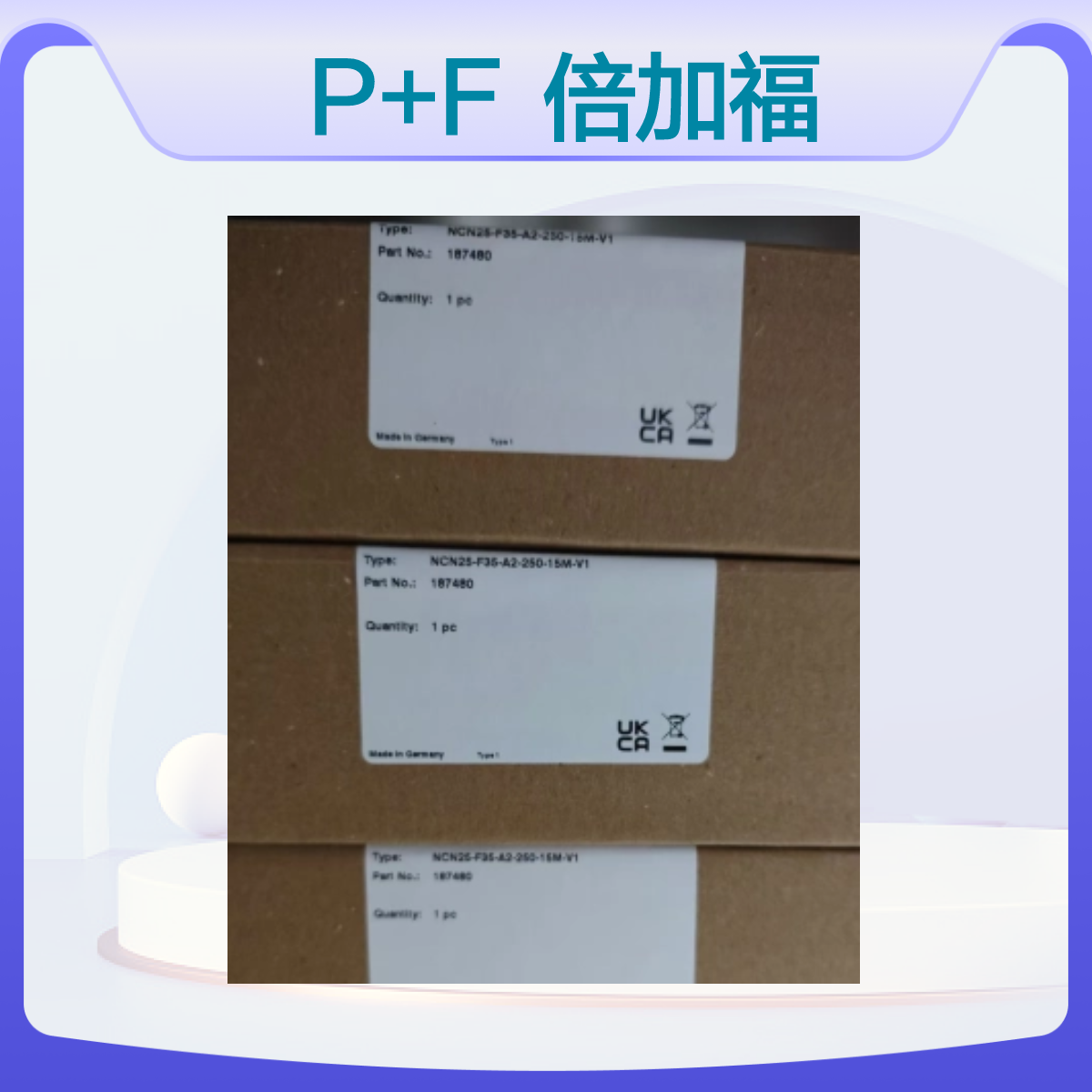 P+F 倍加福 NCN25-F35-A2-250-15M-V1 全新原装正品