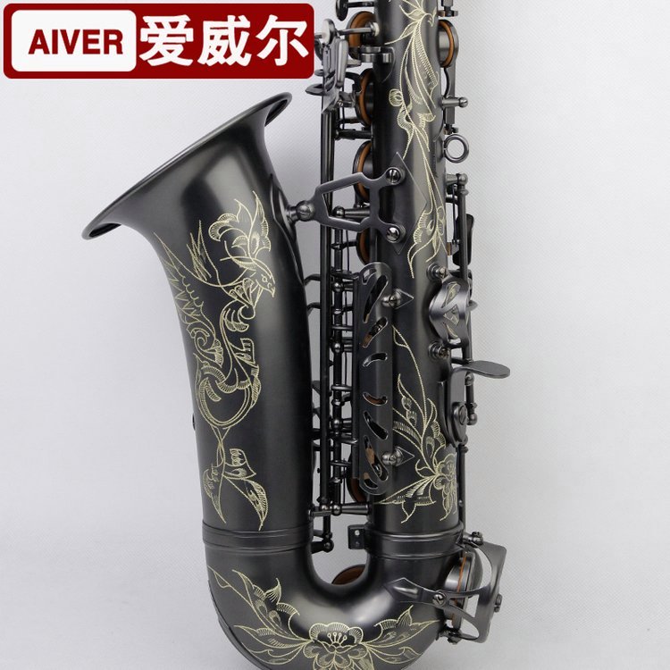 中音萨克斯降e调管乐黑镍色法国学生初学者演奏考级萨克斯风