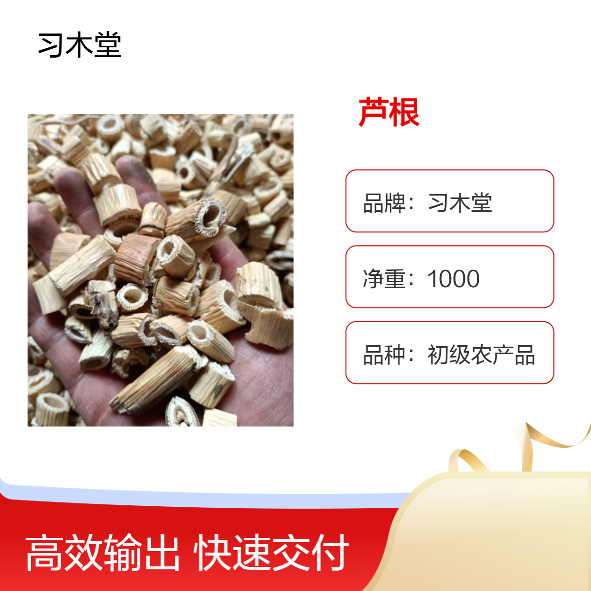 批发 中药材 芦根 当季新货 自然晒干 无硫 品质正宗
