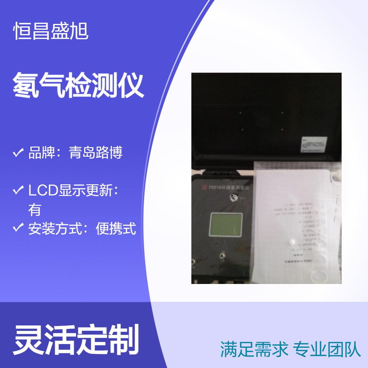 路博便携式检测仪 高效测量氡气 24小时连续工作