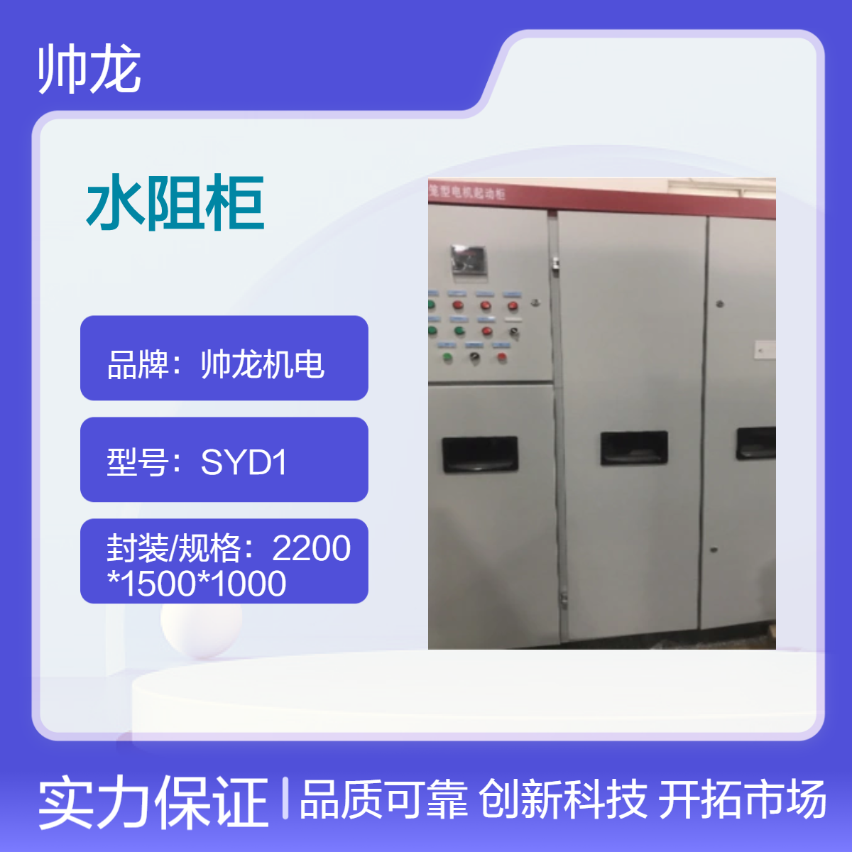 帅龙机电SYD3型水阻柜 高压电机笼型液阻起动柜