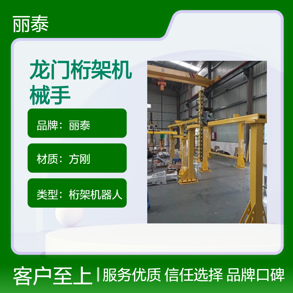 丽泰方钢材质桁架机器人 高效自动化机械手 - 适用于生产线物料搬运