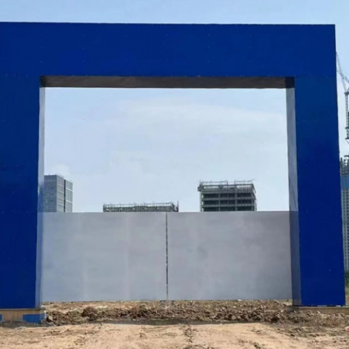 工地围挡大门的颜色可以随意选择