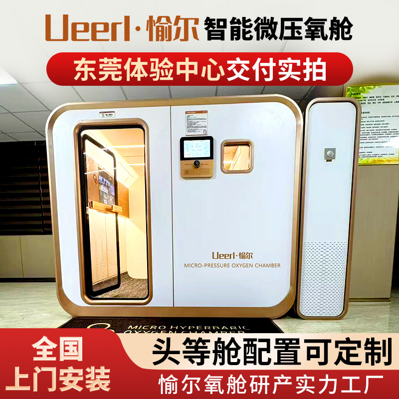 愉尔 V6高压氧舱生产厂家 单人卧式微压氧舱 养生保健 真皮座椅 