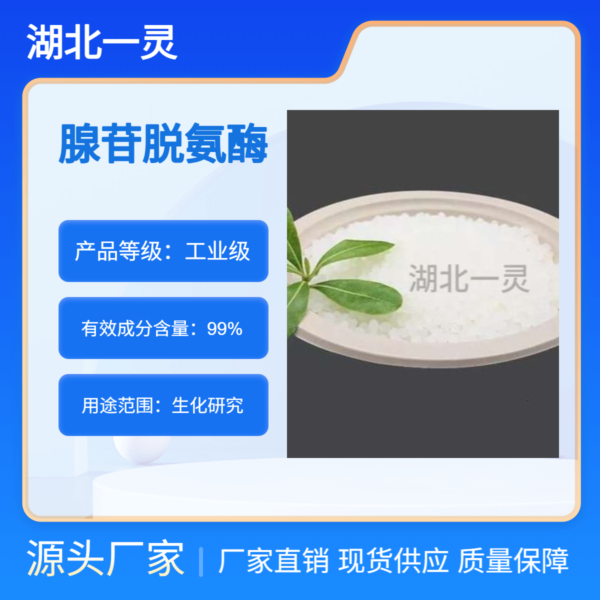 腺苷脱氨酶 CAS9026-93-1 按需分装 科学研究 现货现发