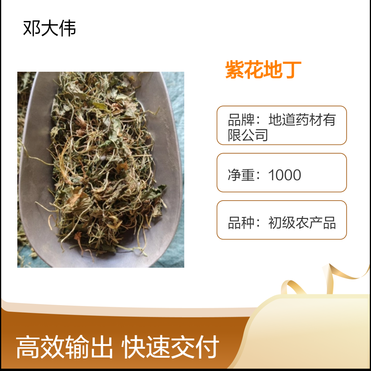中药材 紫花地丁 优质佳品 散装3年保质期 药材地道包邮