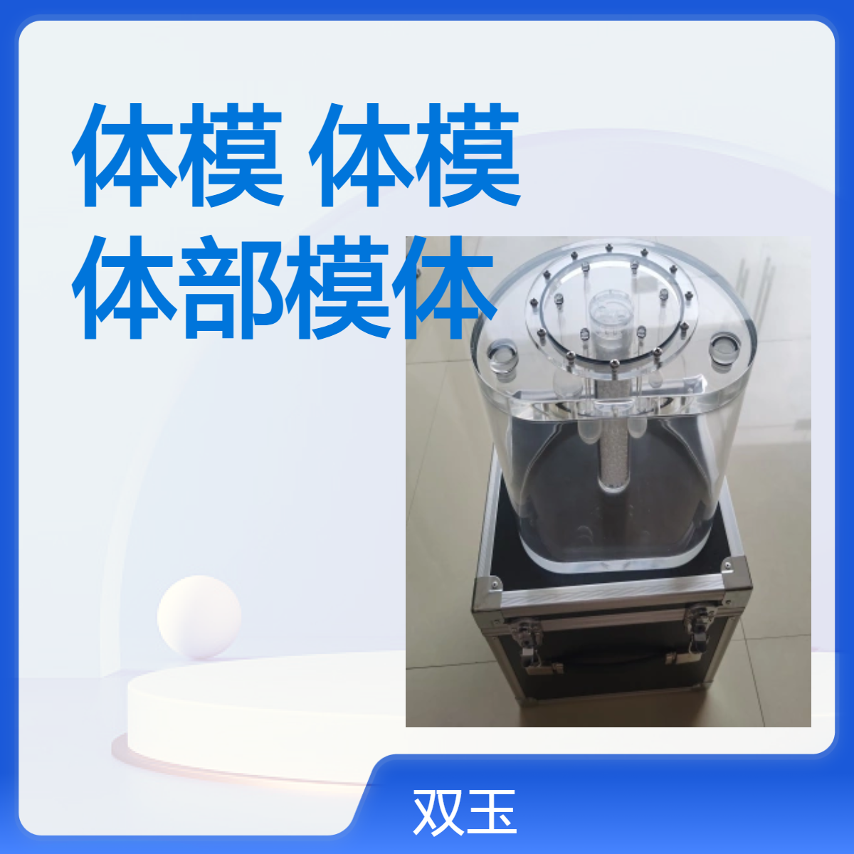 肺插件躯干透明模检测体模PET体部模体订制定做
