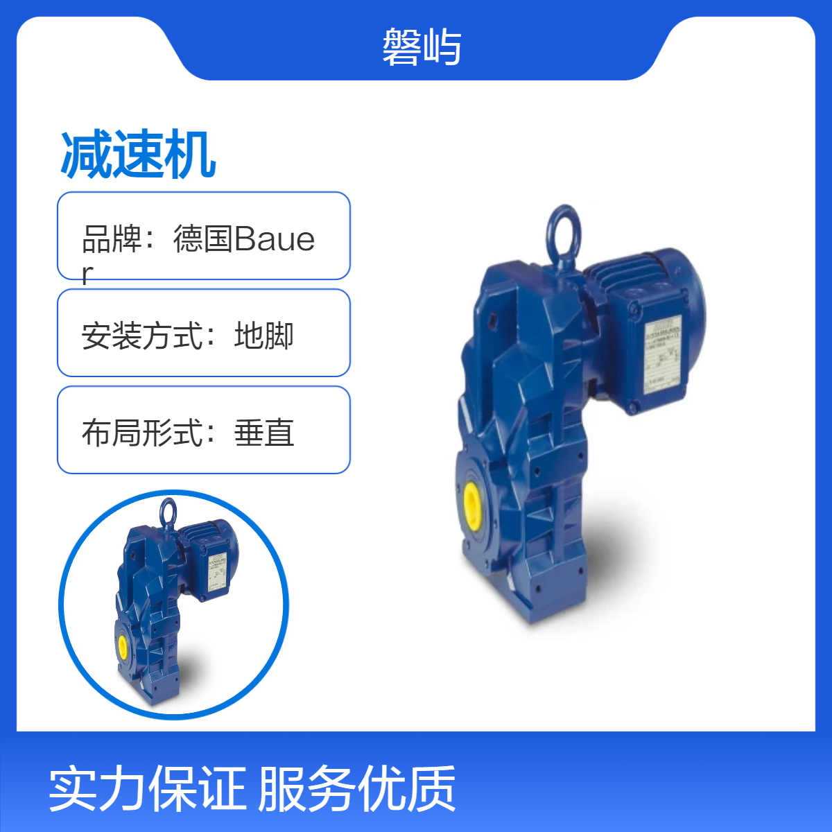 德国Bauer减速机BS03-34V/DPE06LA4原厂正品安装维修