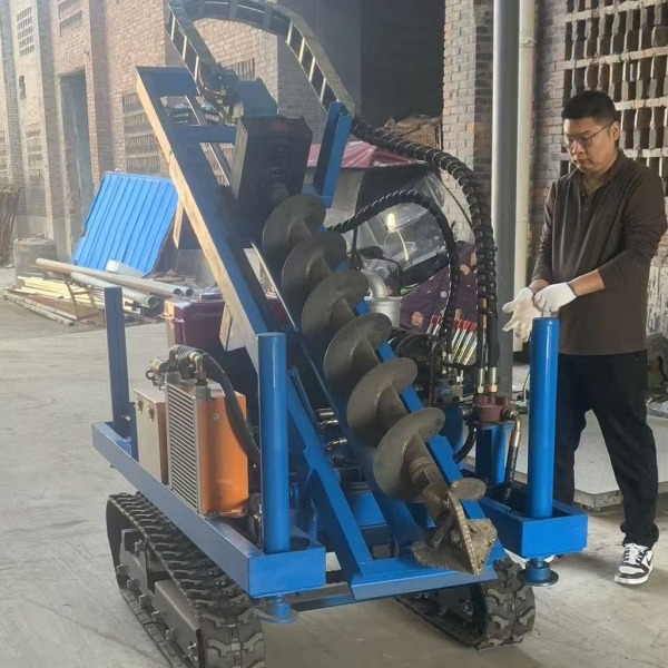 履带式钻孔打桩机基本应用