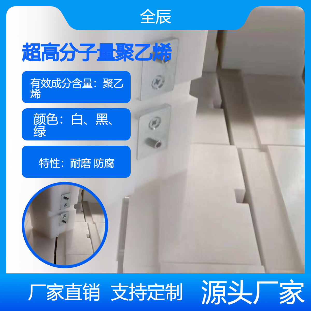 超高分子量聚乙烯 聚氨酯夹芯板封边模具 高分子加工件 支持定制