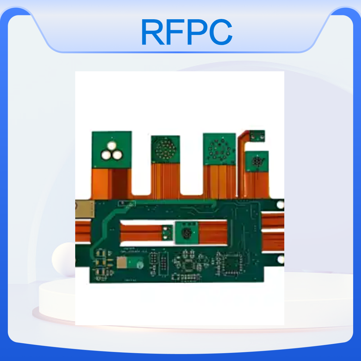 10层RFPC生产厂家 刚性PCB和柔性FPC相结合的电路板打样 SMT贴片