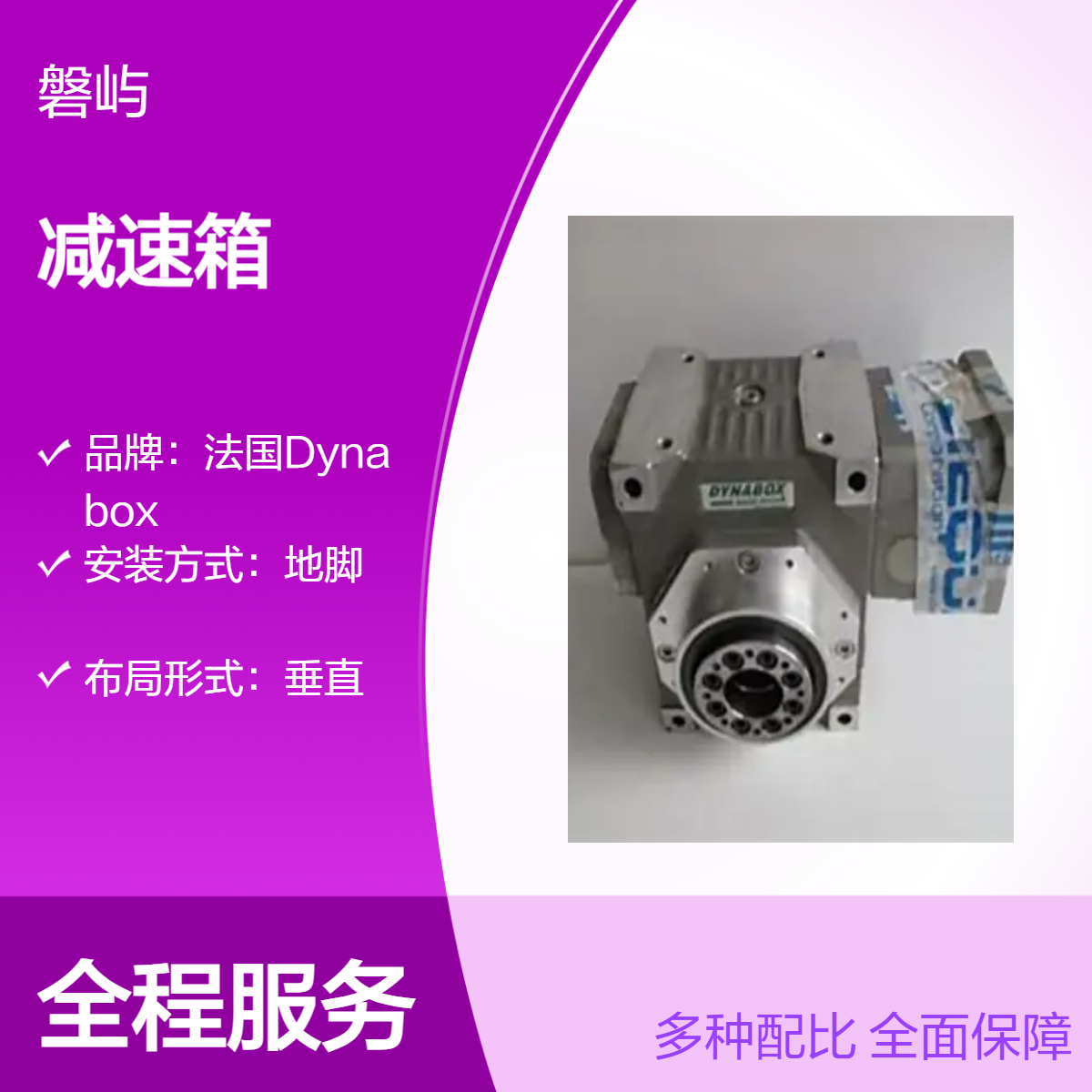 法国Dynabox齿轮减速器减速箱XL系列国产替代售后维修服务