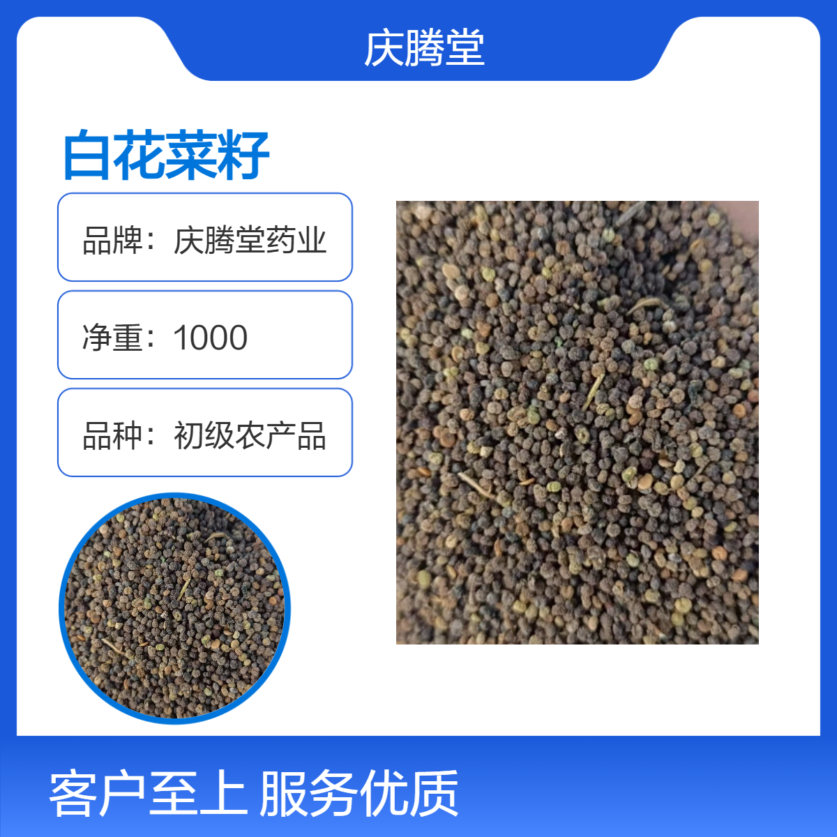产地直售 中药材白花菜籽 当年新货 无硫 品质好 包邮