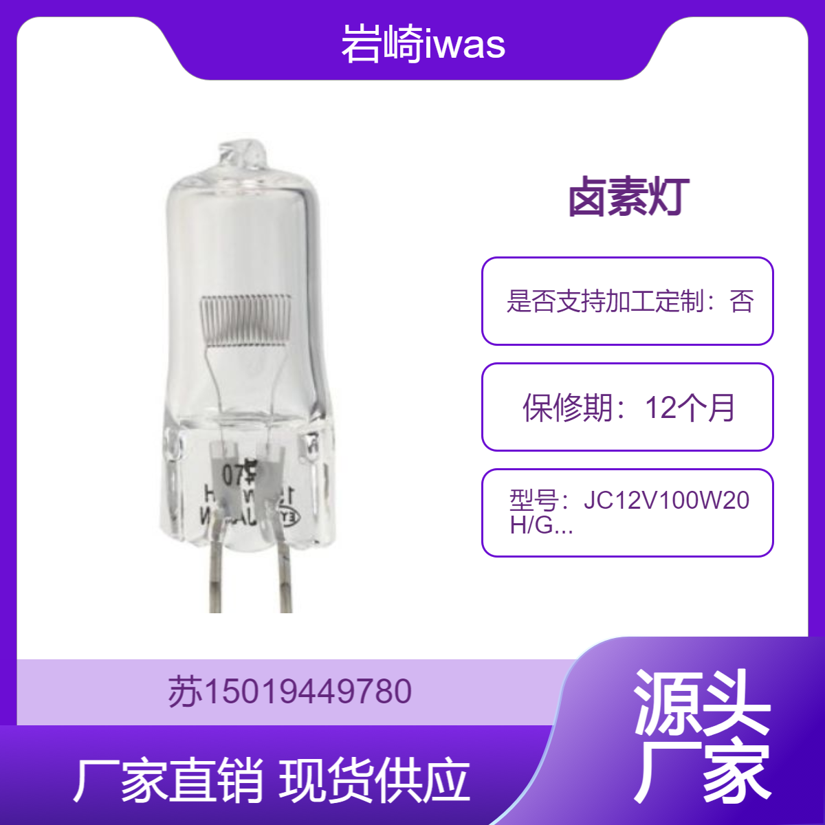 JC12V100W20H/G1 JC15V150W/G1 JC24V250WS/G1 JC24V300W/G1 岩崎iwasaki