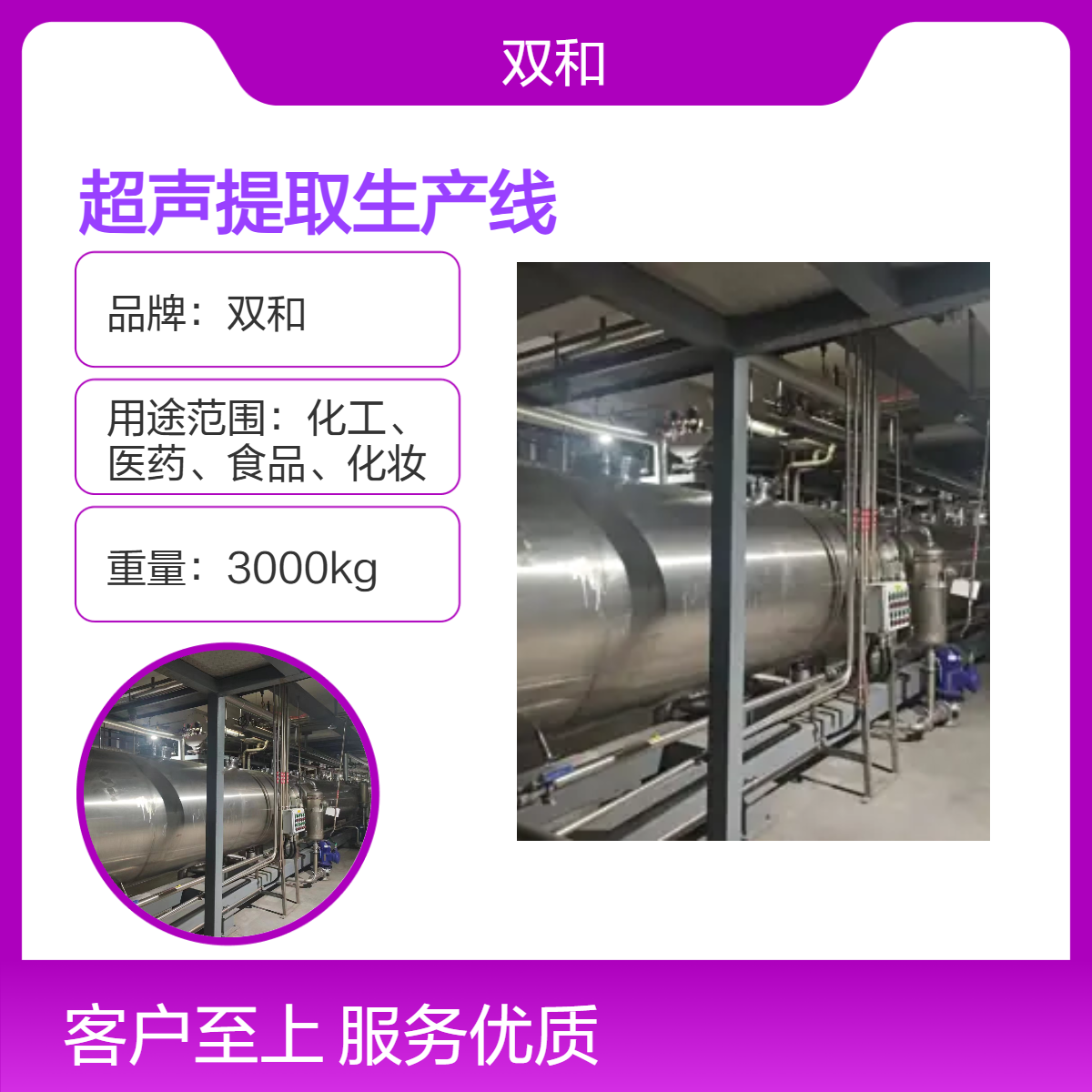 连续逆流超声提取生产线 直接对标传统设备+成本节省可视化