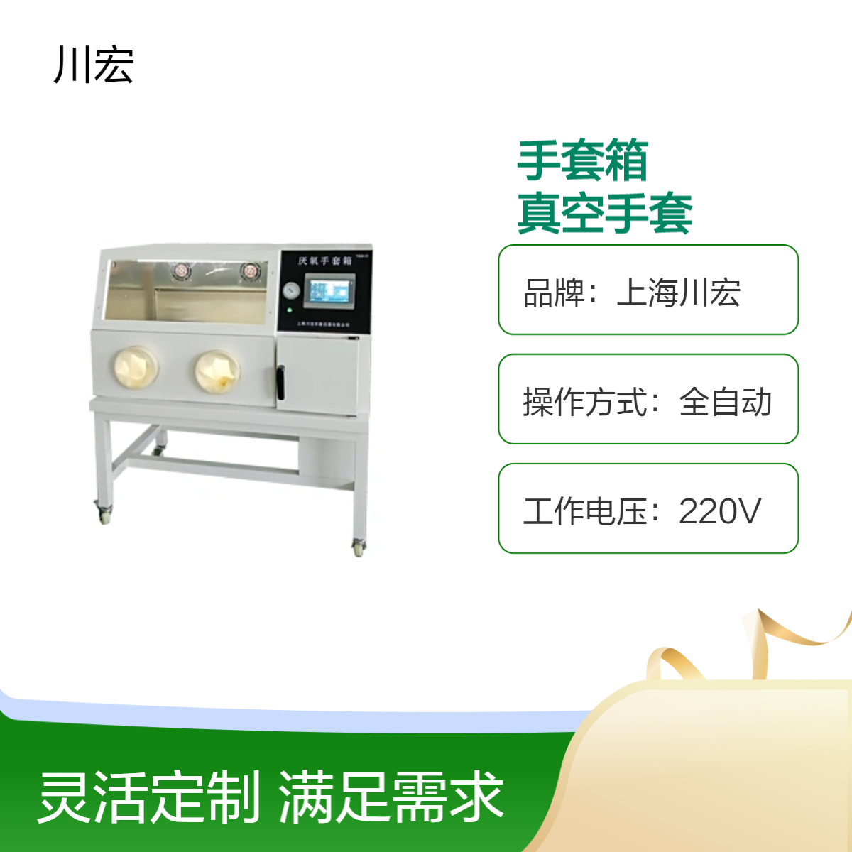 厌氧手套箱 YQX-III 带氧浓度乏氧真空手套设备