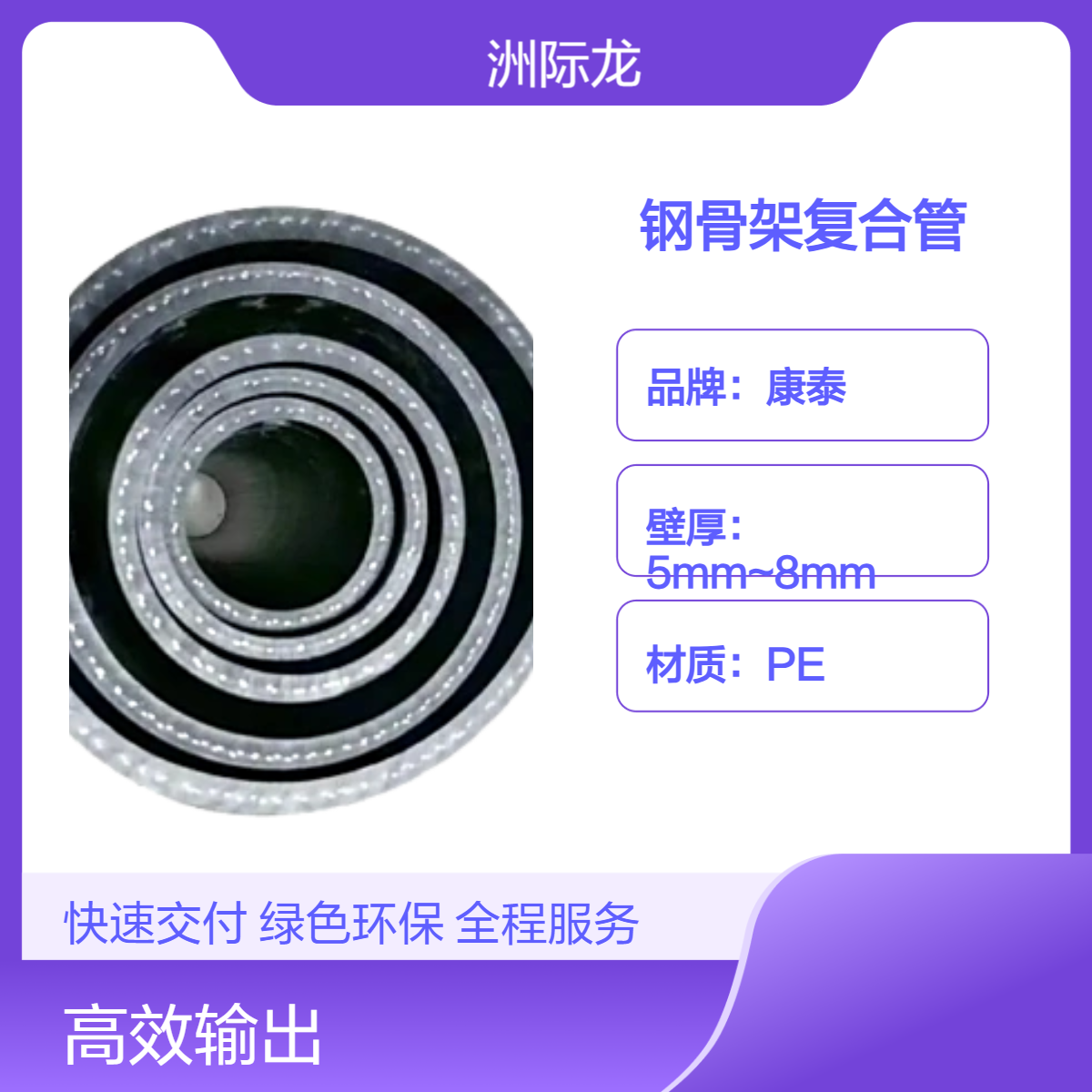 钢丝网骨架管 聚乙烯塑料复合管 可定制 现货 DN160 300消防给水厂家