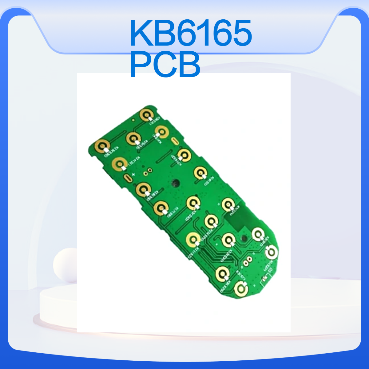 4-layer FR-4 KB-6165 Base Material pcb Cable PCB Prototyping