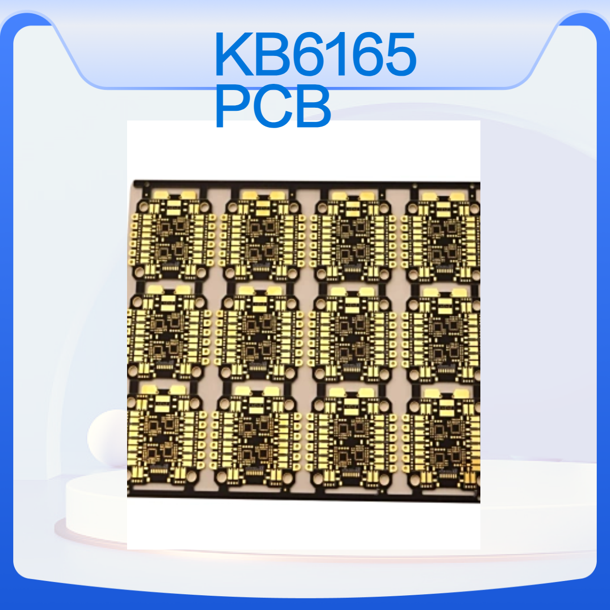 工业传感器PCB打样 KB-6165基材 4层结构电路板 建滔板材pcb生产加工