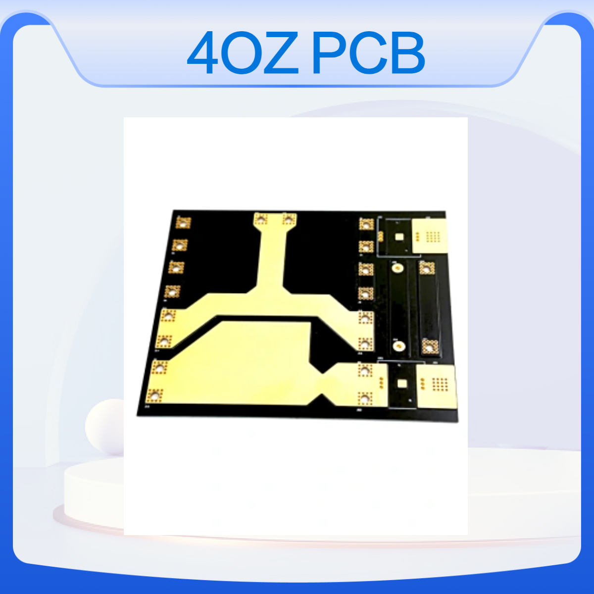 双面印制电路板 铜箔4OZ PCB厚铜板打样定制加工 FR-4材质
