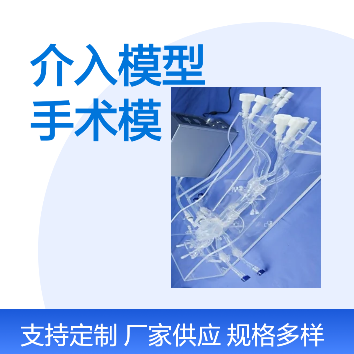 心脏血管介入模型心脏电生理介入手术模体加工定制产品