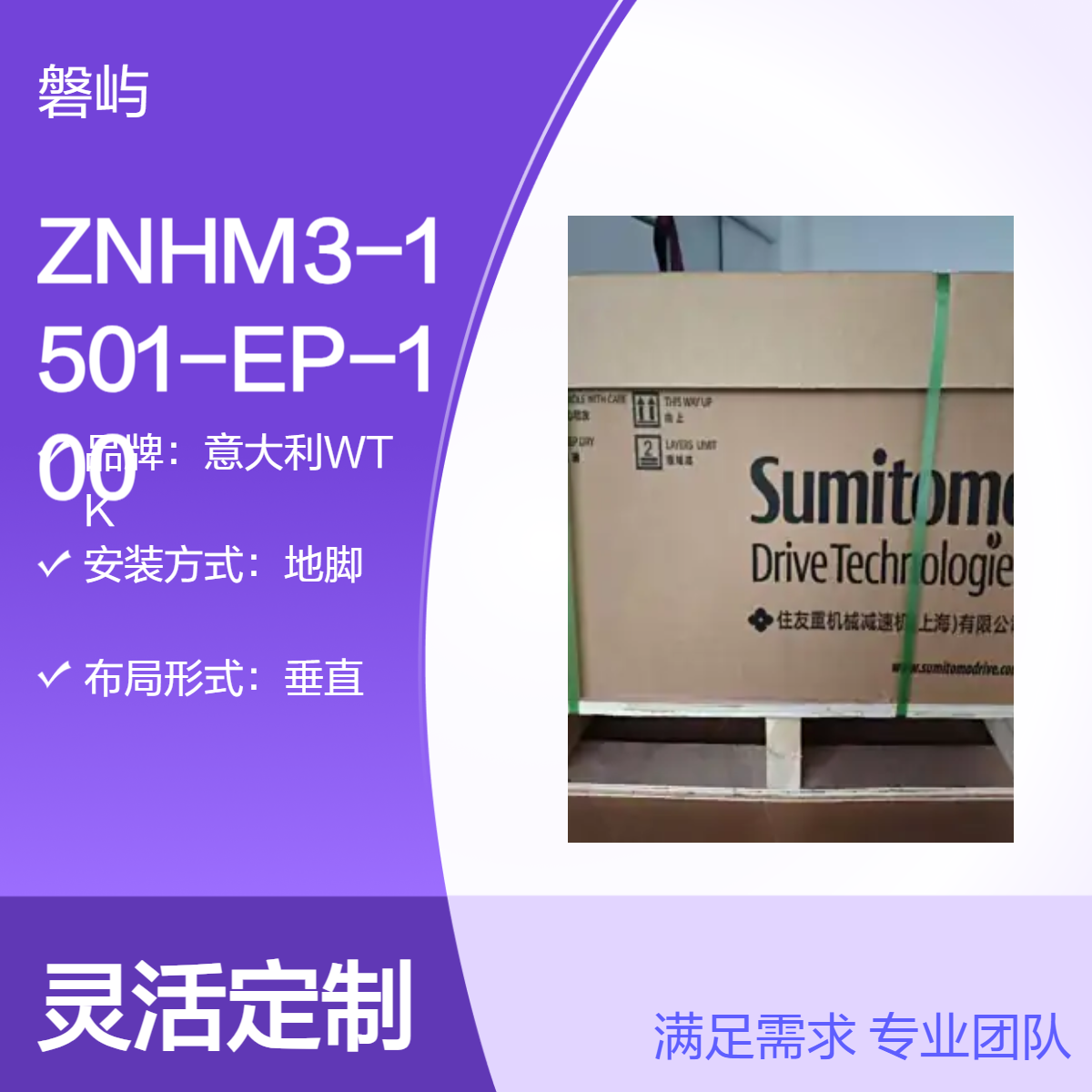 住友SUMITOMO减速电机PREST NEO 系列 ZNHM3-1501-EP-100