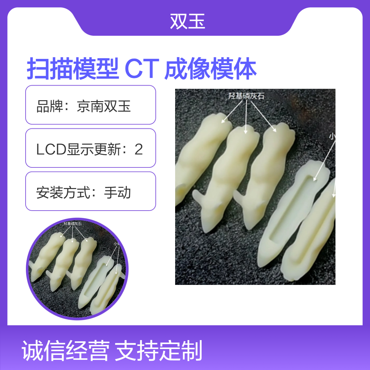 鼠CT扫描模型小动物CT机扫描成像模体定做产品加工