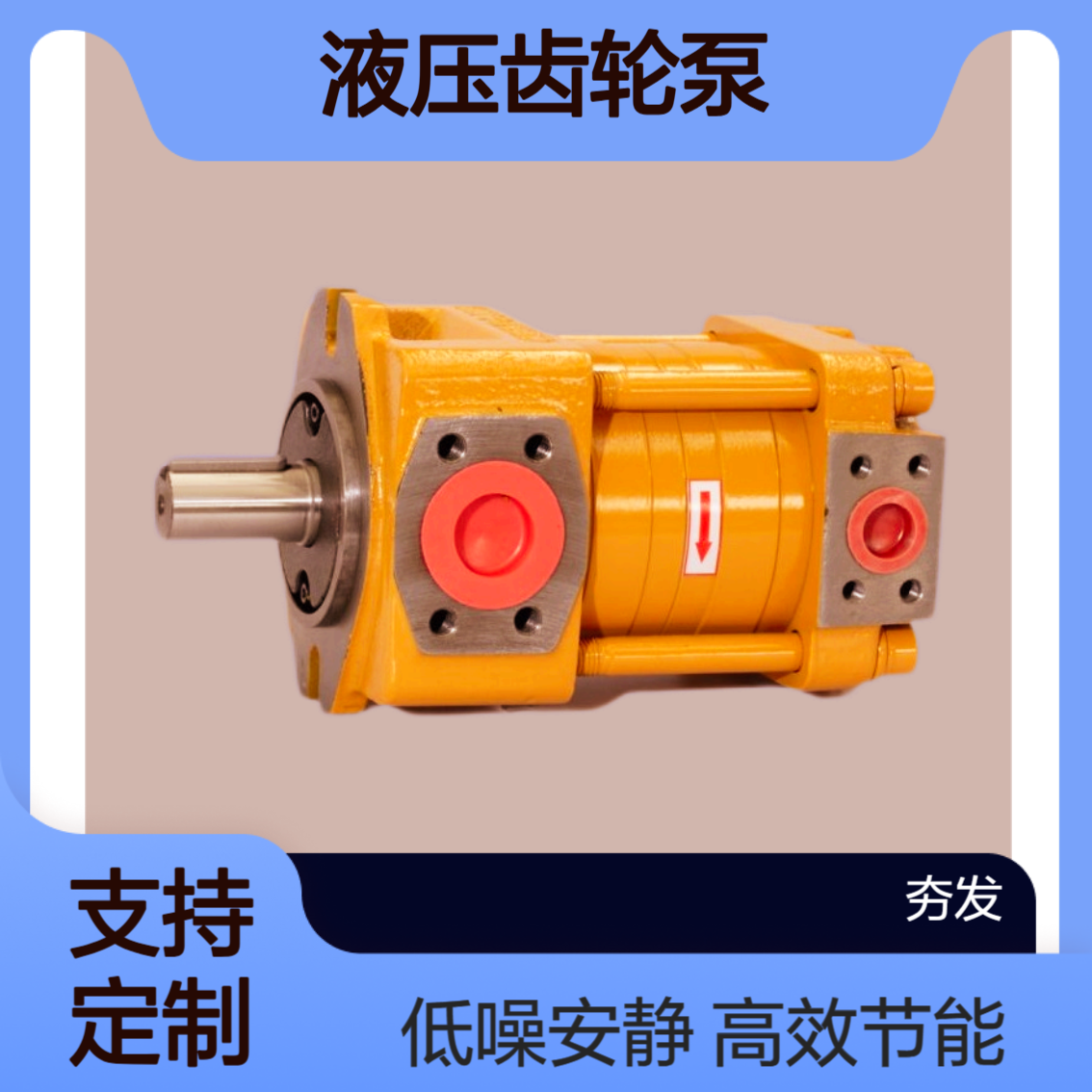 诚捷CJ液压齿轮泵NT2-C20F系列 耐久 高效 内啮合液压泵