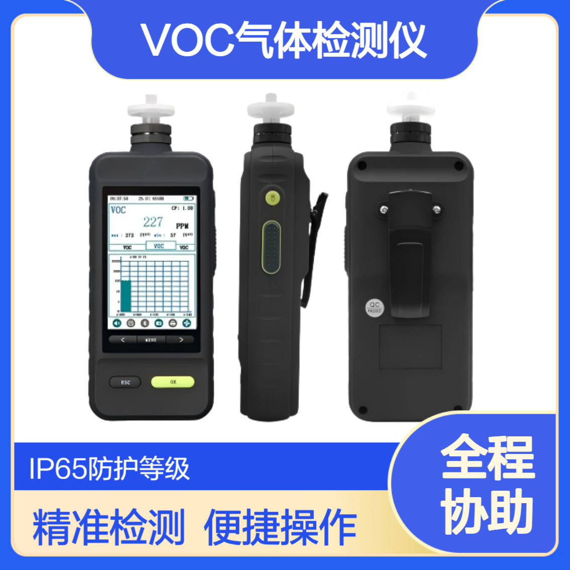 智能型XY-6000 VOC气体检测设备 可选配高温采样枪与弯曲探针